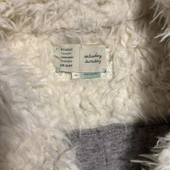 Saturday Sunday Anthro moto faux suede vest XSP $210 - Picture 5 of 10